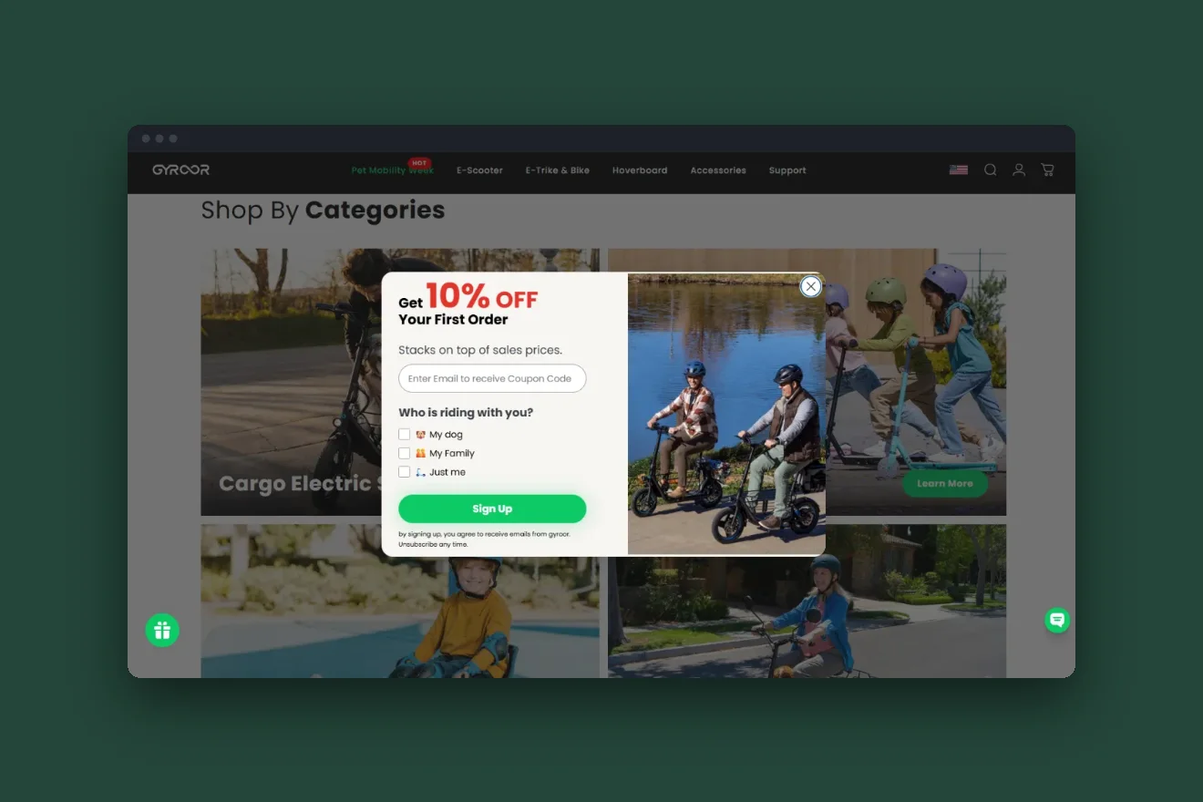 Gyroor website