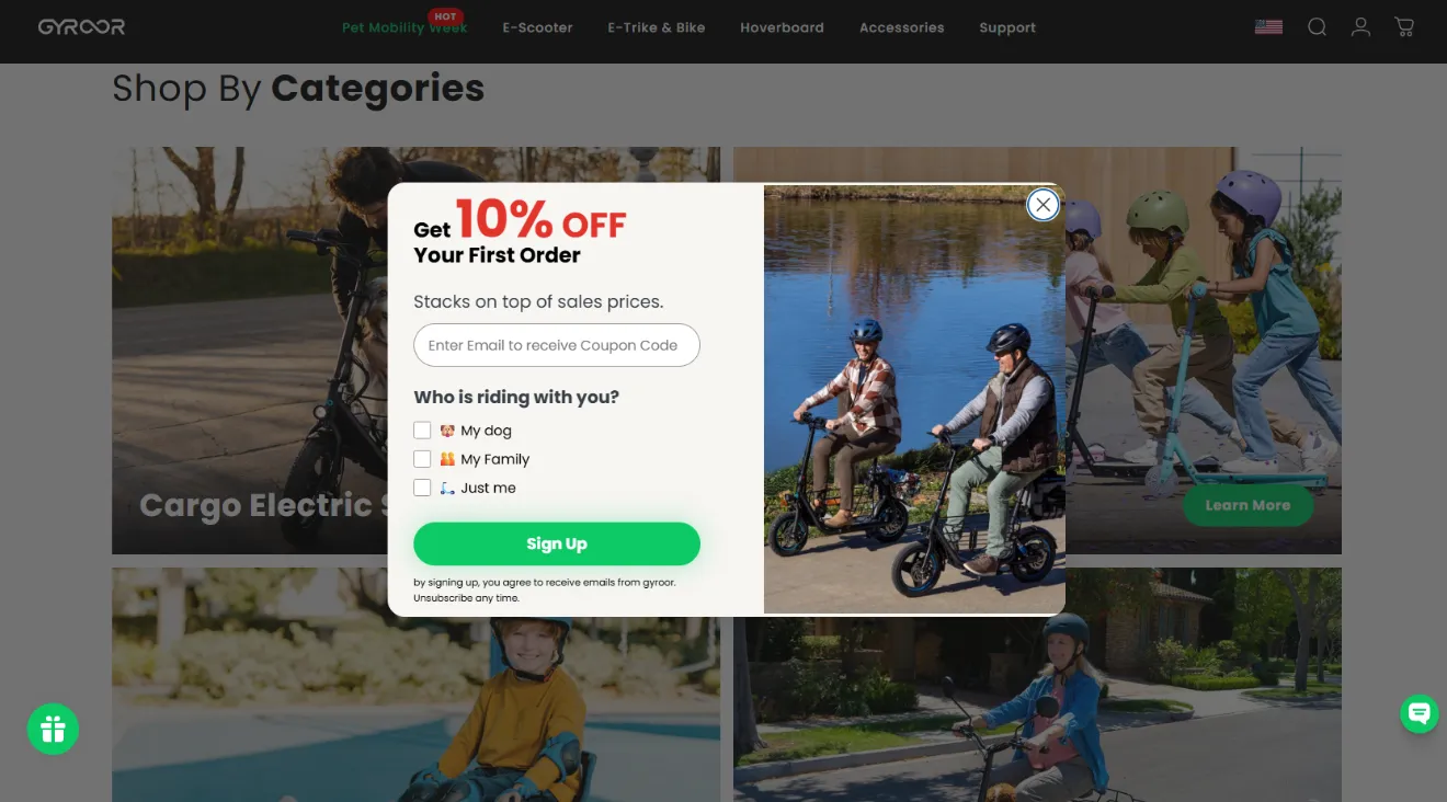 Gyroor website