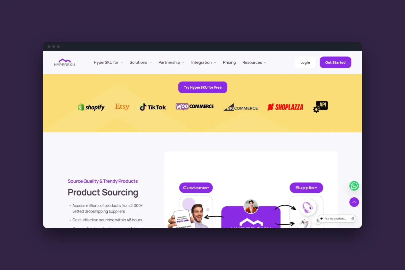 HyperSKU website