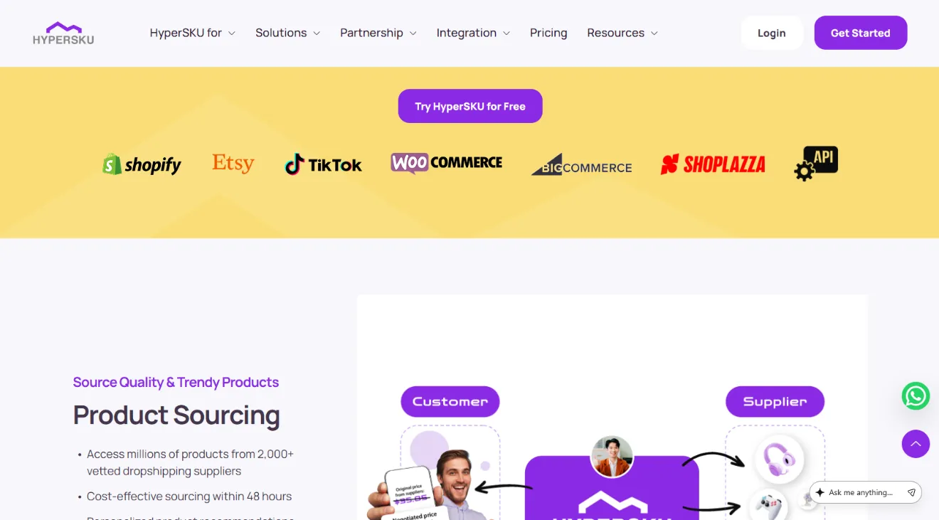 HyperSKU website