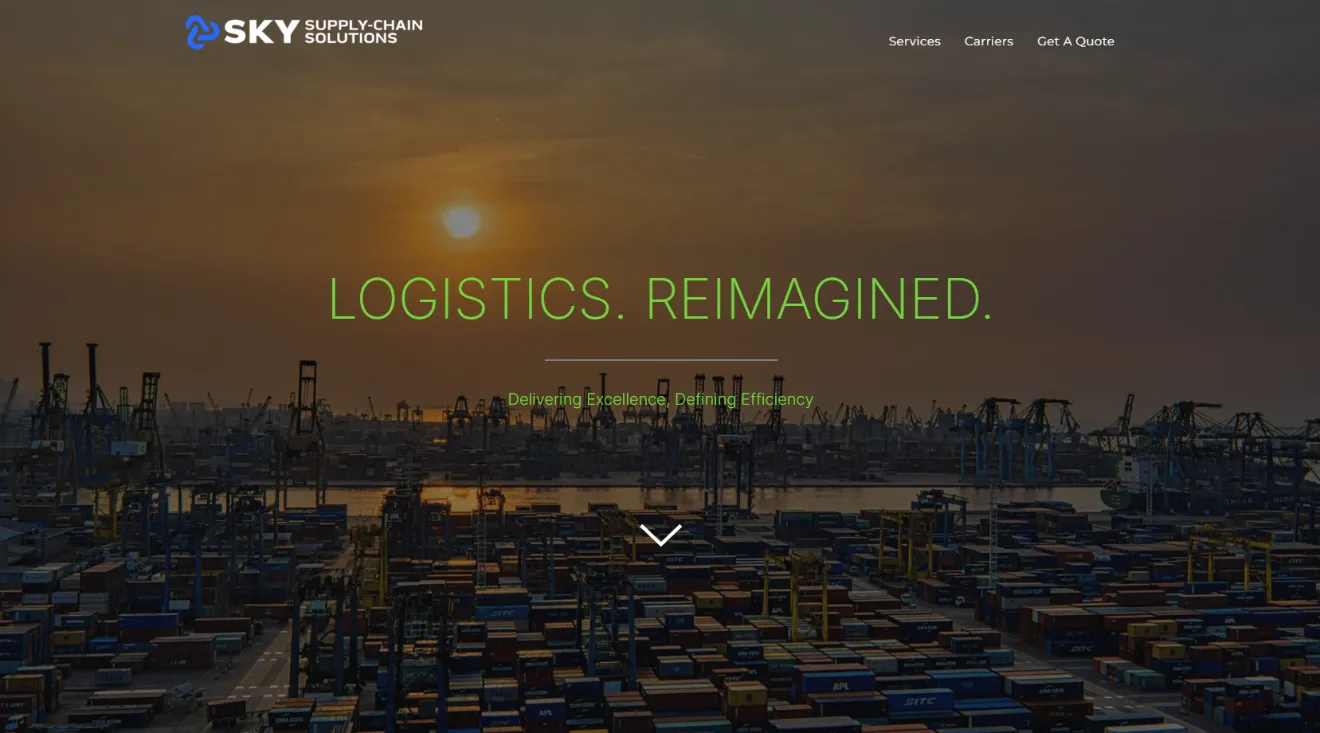 SKY Supply-Chain Solutions website