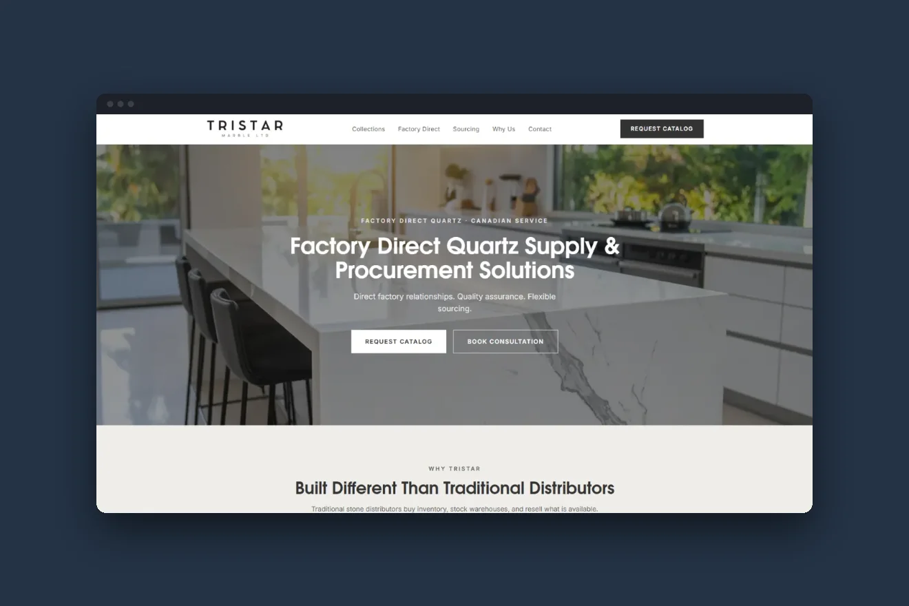 Tristar Marble website